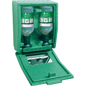 K.57 Wandbox Augenspülung, gefüllt mit zwei 500ml / Flaschen gemäß DIN EN 15154-4 Bild 1