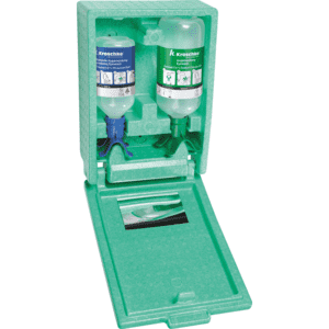 K.57 Augen- Notfallstation Wandbox Duo, mit 1 x 500ml, 1 x 1000ml Augenspüllösung Bild 1