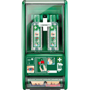 CEDERROTH Augenduschenstation mit Pflasterspender, Augenspülflaschen Bild 1