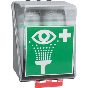 SecuBox® Augenspülstation, Pikto EN ISO 7010, 2 x 1000ml- Flaschen, 236 x 315 x 200mm Bild 1