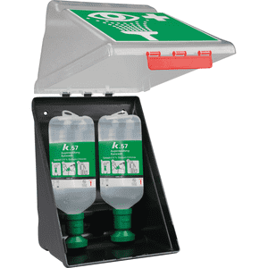 SecuBox® Augenspülstation, Pikto EN ISO 7010, 2 x 1000ml- Flaschen, 236 x 315 x 200mm Bild 2