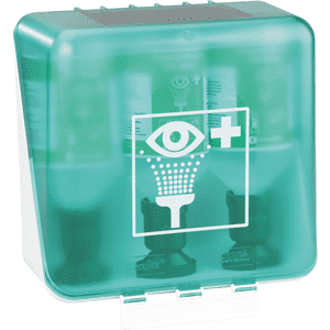 SecuBox® Augenspülstation, Pikto EN ISO 7010, 3 x 500ml- Flaschen, 236 x 225 x 125mm Bild 1