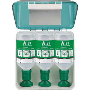 SecuBox® Augenspülstation, Pikto EN ISO 7010, 3 x 500ml- Flaschen, 236 x 225 x 125mm Bild 2
