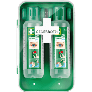 CEDERROTH Augenduschen- Wandhalter, inkl. 2 x CEDERROTH Augendusche 203 x 309 x 179mm Bild 1