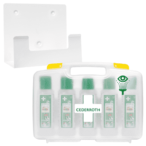 CEDERROTH Augenduschen- Koffer, mit Wandhalterung Bild 1