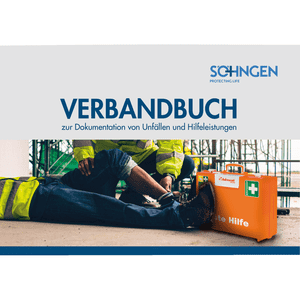 Verbandbuch zur Dokumentation von Unfällen und Hilfeleistungen, DIN A5 Bild 1