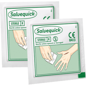 Salvequick® Wundreinigungstücher, 40 Tücher im Spenderkarton, 110 x 120mm Bild 2