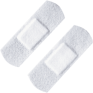 aluderm®-aluplast Pflaster-Strips, weiß, Polyestervlies, 7,2x2,5cm, 100 / Verpackungseinheit Bild 2