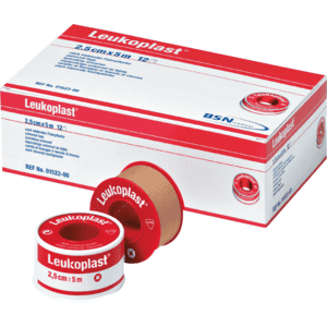 Leukoplast® Fixierpflaster, beige, 2,5cmx5m, 12 Rollen / Verpackungseinheit Bild 1