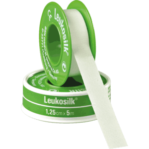 Leukosilk® Fixierpflaster, hypoallergen, 1,25cmx5m, 24 Rollen / Verpackungseinheit Bild 1