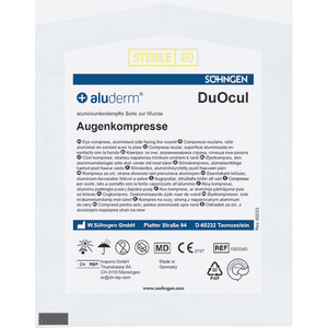 aluderm® Augenkompresse DuOcul, ASR A4.3, 5,5x7,5cm, 5 Packungen á 2 Stück / Verpackungseinheit Bild 1