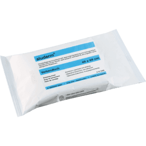 aluderm® Verbandtuch, DIN 13152, aluminiumbedampfte Wundauflage, 60x40cm, 5 / Verpackungseinheit Bild 1