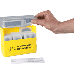 SÖHNGEN® Pflasterspender Detectable, 130 Pflasterwundverbände in 5 Größen, 160x122x57mm Bild 3