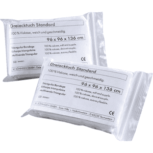 SÖHNGEN® Dreieckstuch V, rohweiß, Zellwoll-Reinforce, 96x96x136cm, 10 / Verpackungseinheit Bild 1