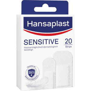 Hansaplast® Sensitive, hautfreundlich, atmungsaktiv, 5Pack / VE, 20Strips / Pack Bild 3