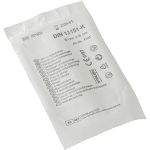K.57 Verbandpäckchen klein, mit Wundkompresse 6x8cm, DIN 13151,300x6cm, 5 / Verpackungseinheit Bild 1