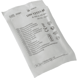 K.57 Verbandpäckchen mittel, mit Wundkompresse 8x10cm, DIN 13151,400x8cm, 15 / Verpackungseinheit Bild 1