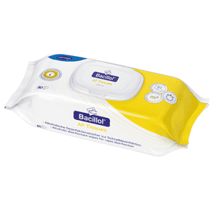 HARTMANN Schnell- Desinfektionsmittel Bacillol® AF, aldehydfrei, 80 Tücher / VE Bild 1