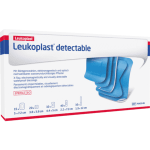 Leukoplast® Detectable Sortimentspackung, 5 Größen, steril eingesiegelt, 95 / Verpackungseinheit Bild 1