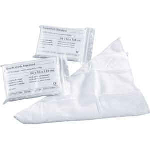 SÖHNGEN® Dreieckstuch V, rohweiß, Zellwoll-Reinforce, 96x96x136cm, 10 / Verpackungseinheit Bild 2