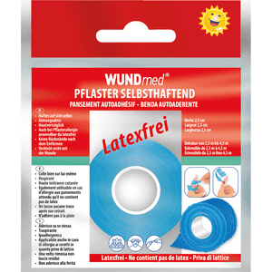 WUNDmed® Pflaster Kohäsiv, selbsthaftend, bunt, 2,5 cm, Länge dehnbar 2,5-4,5m Bild 1