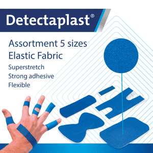 Detectaplast® Pflaster Elastic sortiert, detekt, blau, 19x72mm/25x72mm, u.a, 100 / Verpackungseinheit Bild 2
