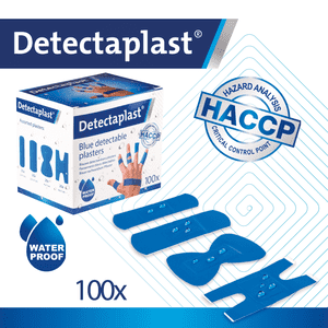 Detectaplast® Pflaster Univeral sortiert, detektierb, blau, 19x72mm/25x72mm, 100 / Verpackungseinheit Bild 2
