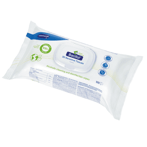 HARTMANN Bacillol® 30 Sensitive Green Tissues, weiß, 170 x 200mm, 120 Tücher / VE Bild 1