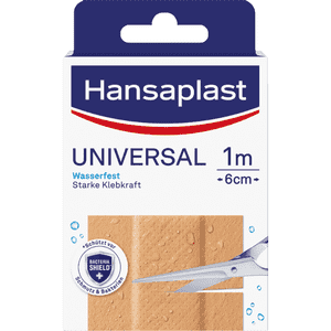 Hansaplast® Universal Pflaster, atmungsaktiv, wasser - und schmutzabweisend, 6cmx1m Bild 1