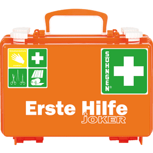 SÖHNGEN® Erste- Hilfe- Koffer Joker4kids, ASR A4.3 (DIN 13157), orange Bild 1