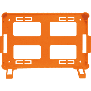 SÖHNGEN® Erste- Hilfe- Koffer Joker, leer, orange, Wandhalterung Bild 3