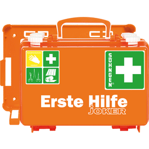 SÖHNGEN® Erste- Hilfe- Koffer Joker, leer, orange, Wandhalterung Bild 2