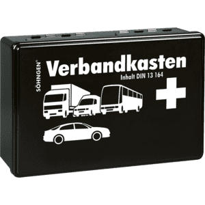 SÖHNGEN® KFZ-Verbandkasten Lübeck, DIN 13164:2022, schwarz