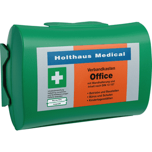 Holthaus Medical Verbandbox Office, gemäß DIN 13157:2021, grün, 270x180x90mm