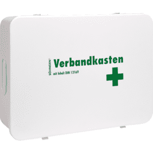 SÖHNGEN® Verbandkasten Oslo, DIN 13169, weiß, Stahlblech, 350 x 250 x 100mm Bild 1