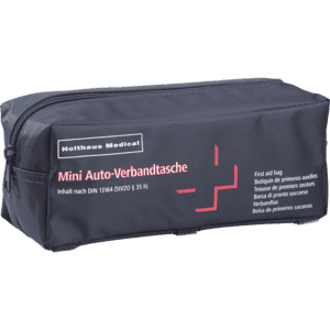 Holthaus Medical KFZ- Verbandtasche Mini, DIN 13164, Nylontasche, 22 x 8,5 x 8cm Bild 1