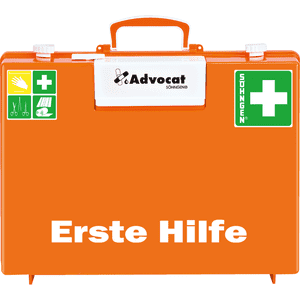 SÖHNGEN® Erste- Hilfe- Koffer Advocat, DIN 13169, orange, inkl. Pflasterspender Bild 1