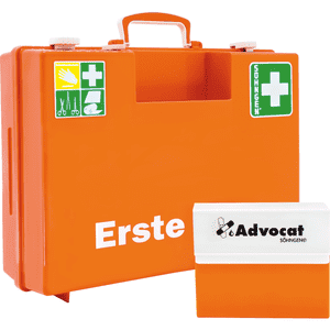 SÖHNGEN® Erste- Hilfe- Koffer Advocat, DIN 13169, orange, inkl. Pflasterspender Bild 2