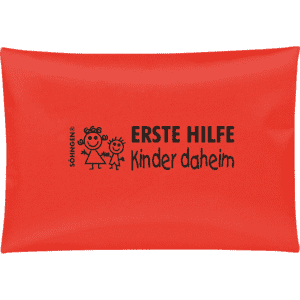 Erste Hilfe-Set Kinder daheim, Reißverschlusstasche, orange