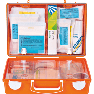 SÖHNGEN® Erste- Hilfe- Koffer Schule, Sport, ASR A4.3 (DIN 13157), orange Bild 3
