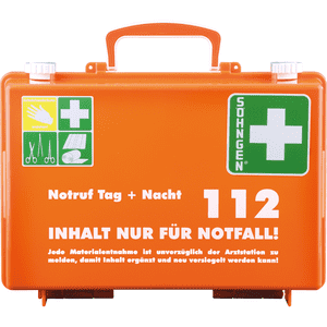 SÖHNGEN® Erste-Hilfe-Koffer SN-CD, mit Bedruckung, DIN 13157, orange, Bild 1
