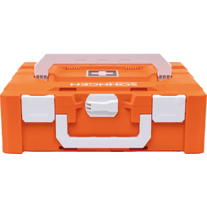 SÖHNGEN® Erste- Hilfe- Koffer metaBOX Baustelle, DIN 13157, orange, Traglast 125kg Bild 2