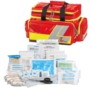 LifeBags Notfalltasche M, mit SÖHNGEN Füllung DIN 13157, 300 x 490 x 280mm Bild 1
