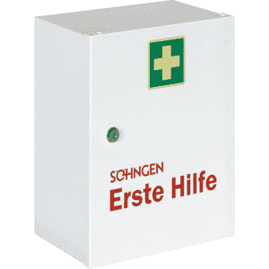 SÖHNGEN® Verbandschrank Heidelberg, ohne Füllung, 1-türig, weiß, 302 x 362 x 140mm Bild 2