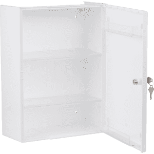 SÖHNGEN® Verbandschrank Berlin, leer, abschließbar, Kunststoff, 315 x 429 x 150mm Bild 2