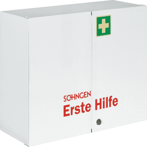 SÖHNGEN® Verbandschrank London, ohne Füllung, 2-türig, weiß, 604 x 462 x 170mm Bild 2