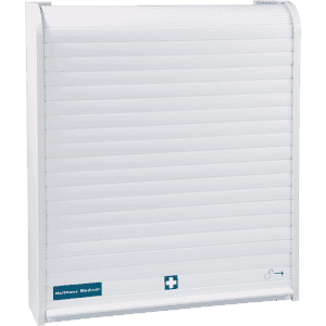 Holthaus Medical Verbandschrank Rollmed leer, weiß, Polypropylen, 480 x 420 x 100mm Bild 1