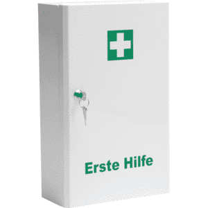 K.57 Verbandschrank Classic Steel, 1-türig, weiß, 247 x 110 x 343mm Bild 1