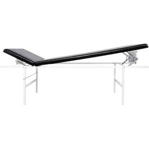 SÖHNGEN® Wandklappliege, verstellbares Kopf - und Fußteil, schwarz, 2000x700x650mm Bild 2