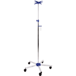 SÖHNGEN® Infusions- Fahrstativ, 4 Haken, stufenlos höhenverstellbar 1100-2000mm Bild 1